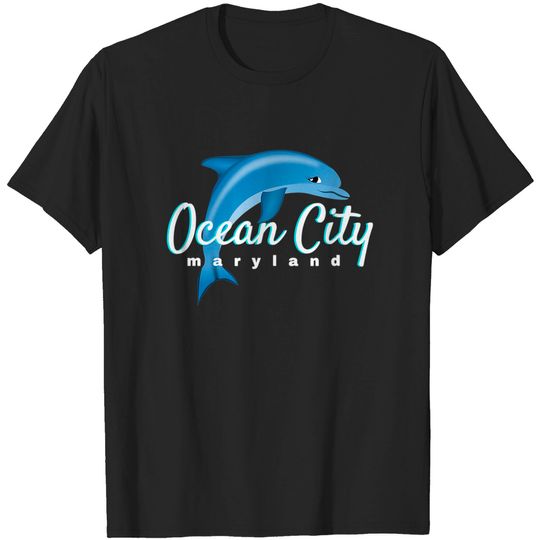 Discover Ocean City Maryland T-Shirt, Ocean City MD Dolphin T Shirt