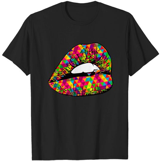 Discover DIAMOND LIPS MULTICOLORED LIPSTICK - Lipstick Lover - T-Shirt