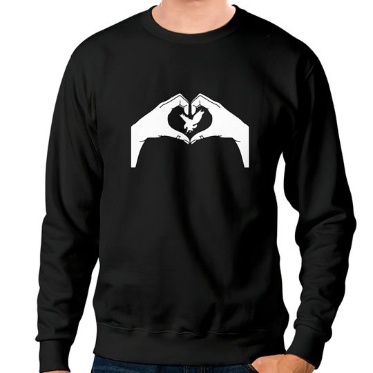 Discover Hands holding heart Sweatshirts