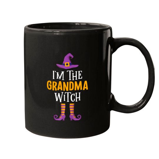 Discover I'm The Grandma Witch Halloween Grandmothers Mugs
