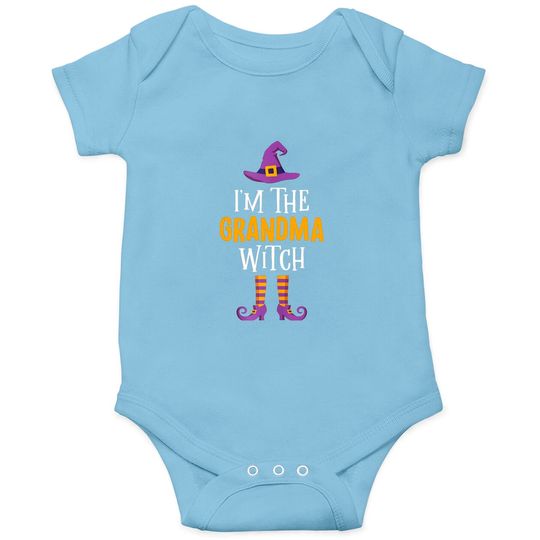 Discover I'm The Grandma Witch Halloween Grandmothers Onesies