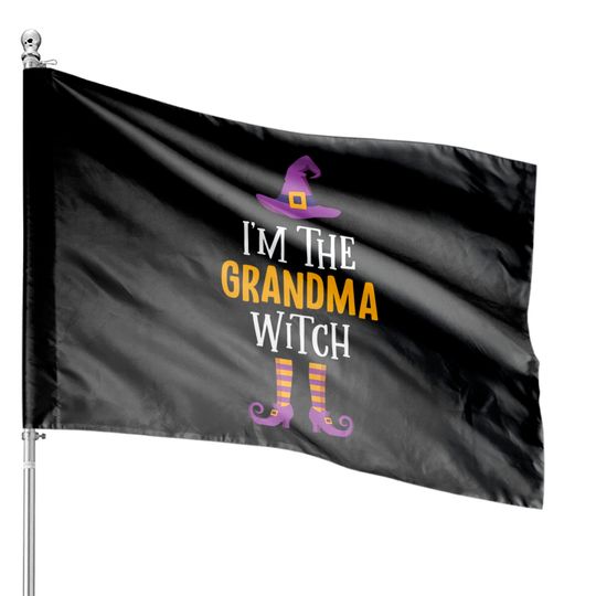 Discover I'm The Grandma Witch Halloween Grandmothers House Flags