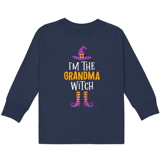 Discover Grandma Witch Halloween Long Sleeve Shirt