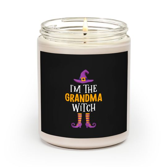 Discover I'm The Grandma Witch Halloween Grandmothers Scented Candles
