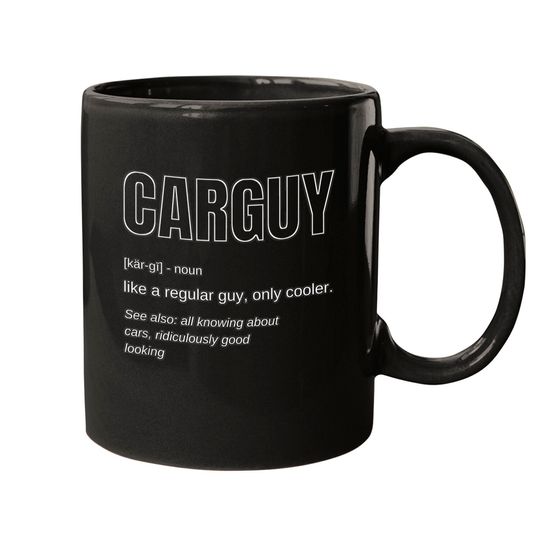 Discover Funny Car Guy Mugs Gift Neon Car Guy Definition