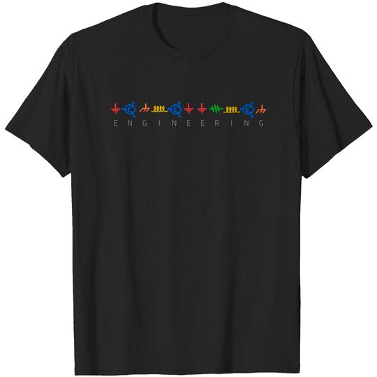 Discover Engineering Circuitry - Engineering - T-Shirt
