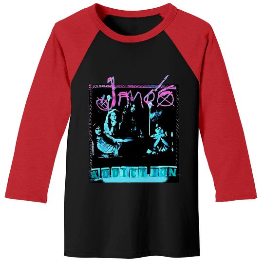 Discover Lollapalooza Janes Addiction Concert Vintage 1991 Baseball Tees
