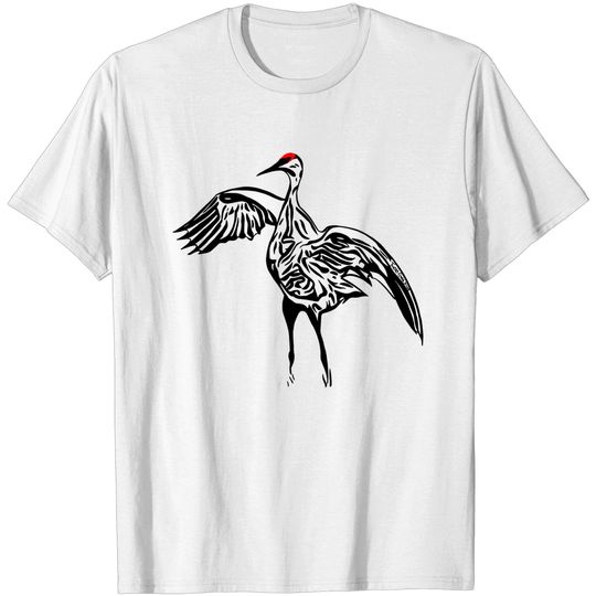 Discover Dancing Sandhill Crane T-Shirt