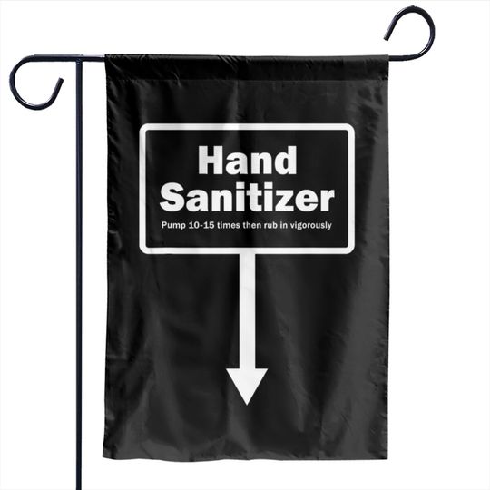 Discover Hand Sanitizer Adult Humour Mens Christmas Gag Garden Flags