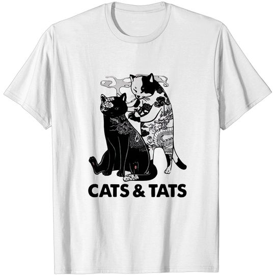 Discover Tattoos Cats And Tats Funny Kitty Pet Owner T-Shirt