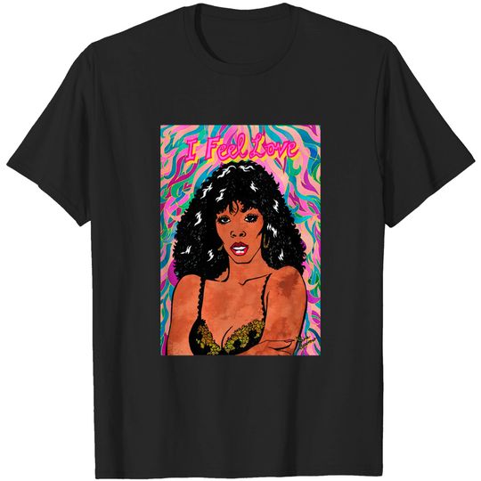 Discover Donna Summer "I Feel Love" White Short-Sleeve Unisex T-Shirt