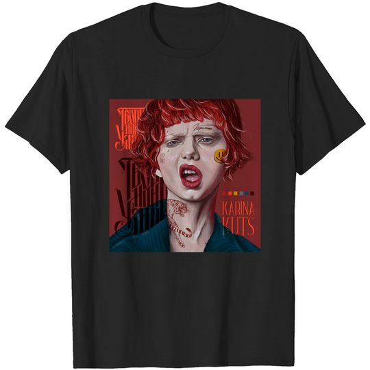 Discover CYRILLIC GIRL - E Girl - T-Shirt