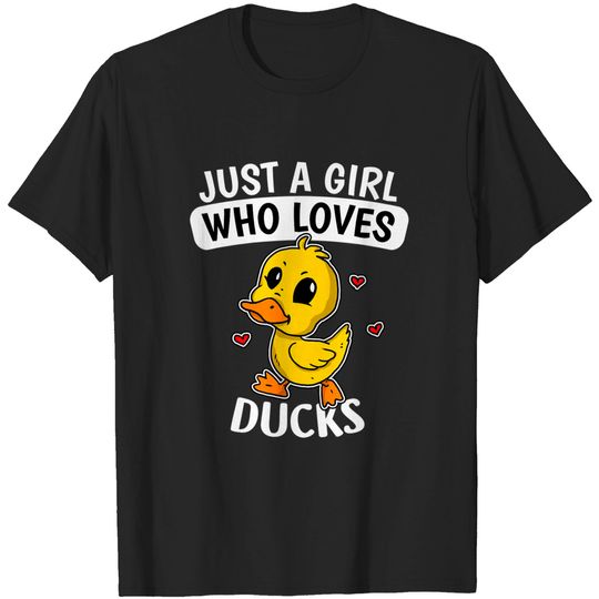 Discover Just A Girl Who Loves Ducks Cute Duck Costume T-Shirt