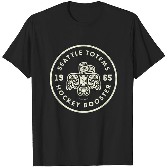 Discover Seattle Totems Hockey - Booster Pin - Seattle - T-Shirt