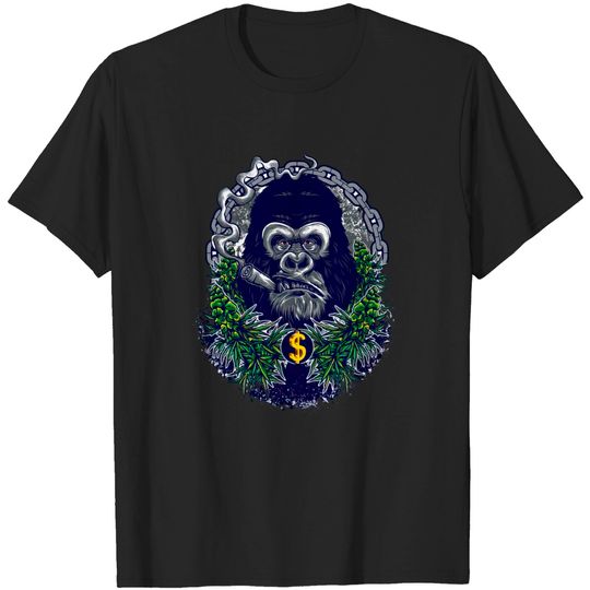 Discover Gorilla face - Gorilla - T-Shirt