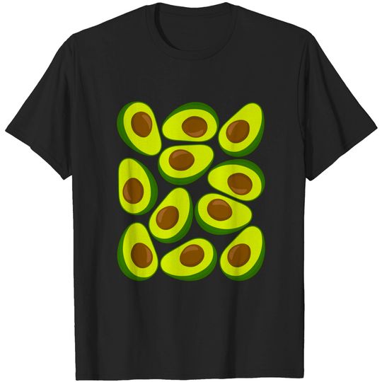 Discover Avocado Pattern Funny Costume Holy Guacamole Gift for Women T-Shirt