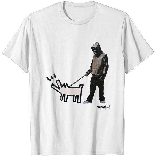 Discover BANKSY Haring Dog - Banksy - T-Shirt