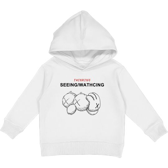 Discover KAWS THINKING/WATCHING/SEEING - Thinking - Kids Pullover Hoodies