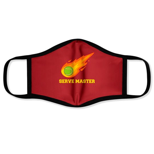 Discover Tennis Serve Tennis Player Costume Face Masks