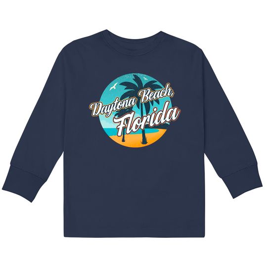 Discover Palm Tree Types Florida Kids Long Sleeve T-Shirts
