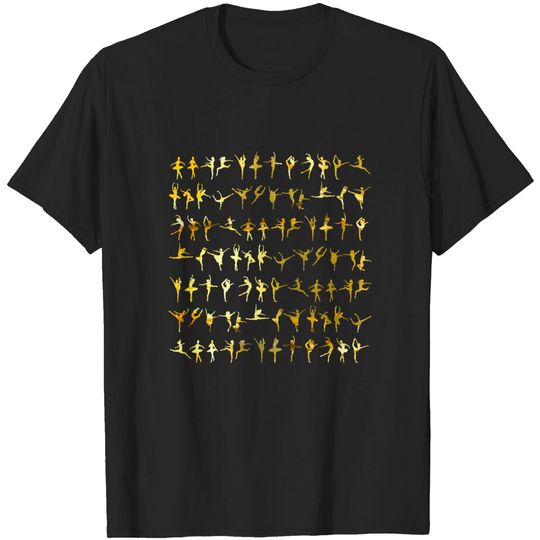 Discover Ballerina Dance Silhouette Tee - Dance Lover Gift