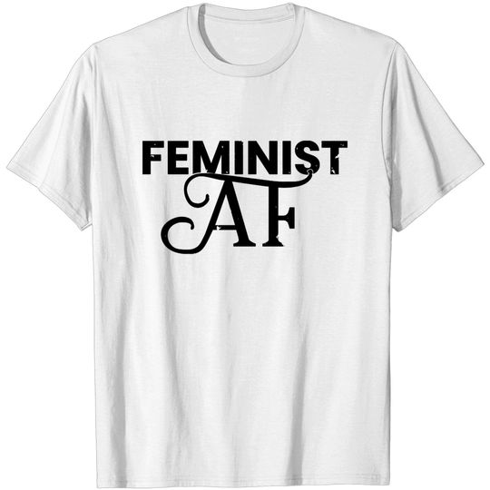 Discover Feminist AF Distressed Vintage Style - Its Always Sunny In Philadelphia - T-Shirt