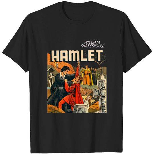 Discover Vintage Hamlet Shakespeare Tshirt-Hamlet Laertes Ophelia Tee T-Shirt