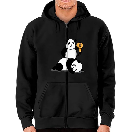 Discover WWF Panda Parody - Wwf Parody - Zip Hoodies