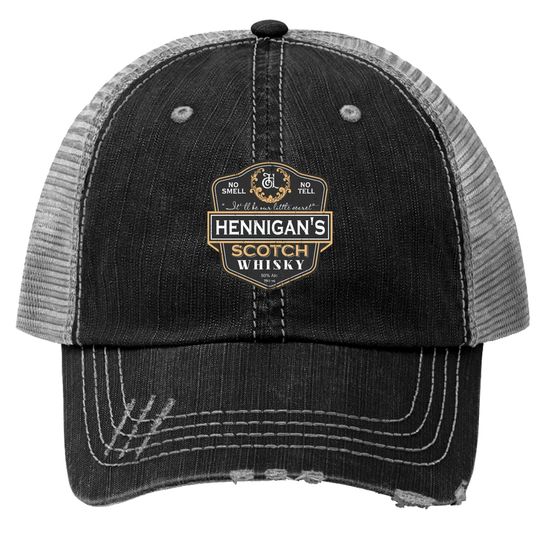 Discover Hennigan's Scotch, distressed - Seinfeld - Trucker Hats