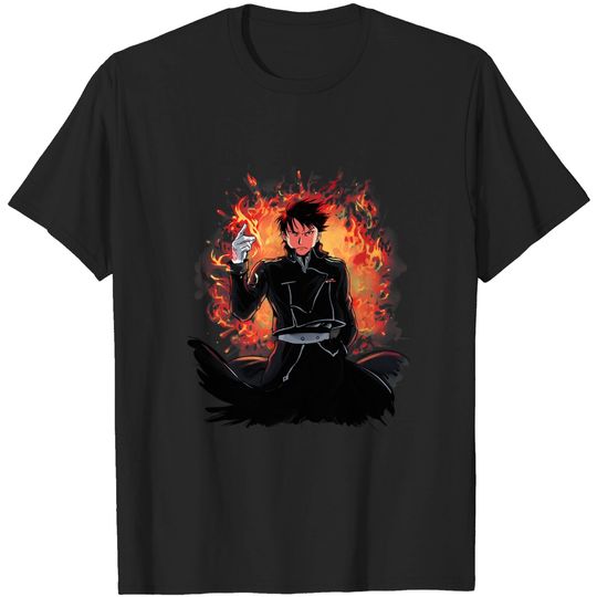 Discover Anime Alchemist Roy Mustang T-Shirt