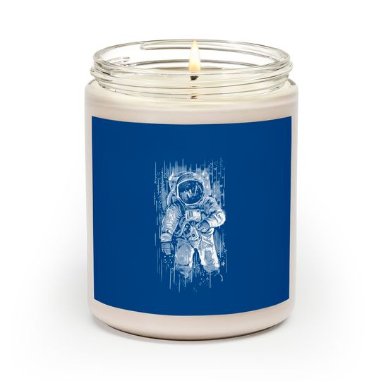 Discover Astronaut Flag Science Scented Candles
