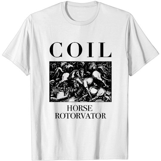 Discover Coil Horse Rotorvator Electronic T Shirt