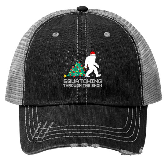Discover Sasquatch Christmas Trucker Hats