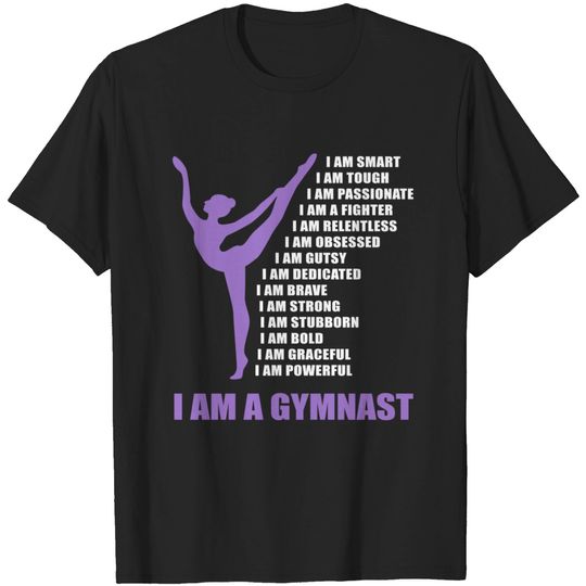 Discover I Am A Gymnast Gifts For Girls Gymnastics Gift Ideas Pullover T-Shirts