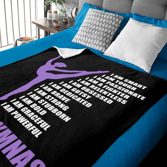 Discover I Am A Gymnast Gifts For Girls Gymnastics Gift Ideas Pullover Baby Blankets