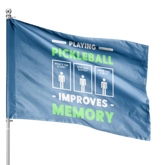 Discover Playing Pickleball Improves Memory Dink Player House Flags
