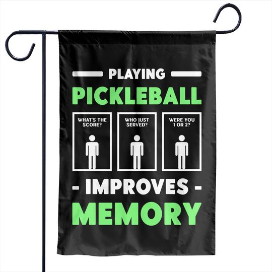 Discover Playing Pickleball Improves Memory Dink Player Garden Flags