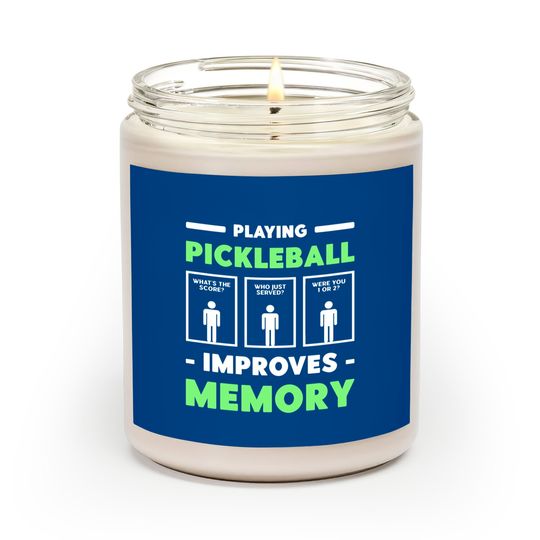Discover Playing Pickleball Improves Memory Dink Player Scented Candles