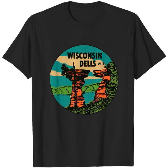 Discover Vintage Wisconsin Dells - Vintage Wisconsin Dells - T-Shirt