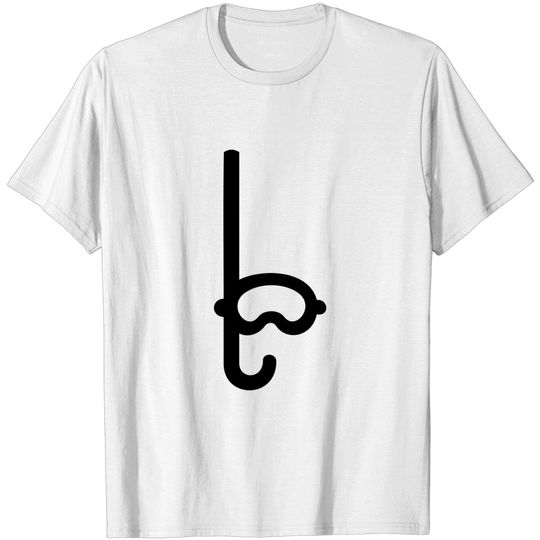 Discover Black Snorkel - Snorkel - T-Shirt