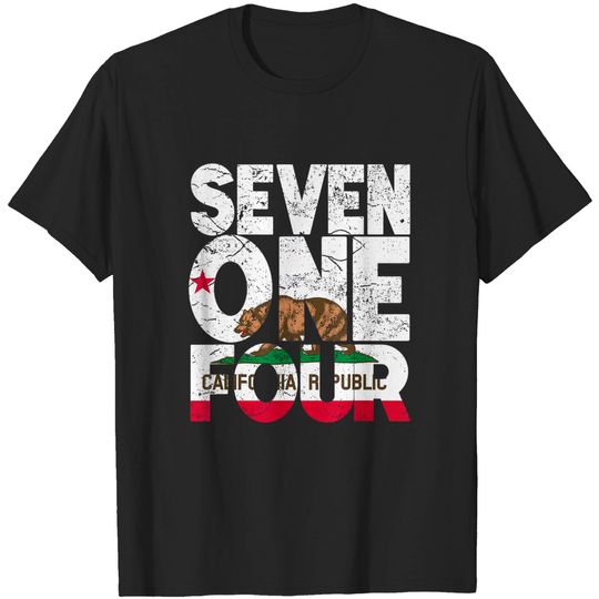 Discover California Area Code 714 - State Pride T-Shirt