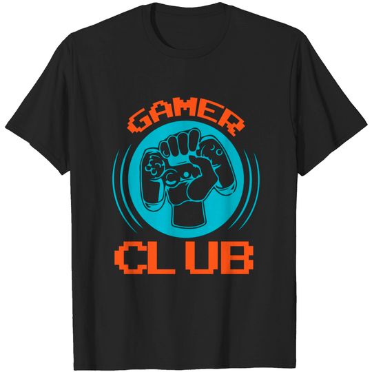 Discover Gamer Club - Gamerlife - T-Shirt