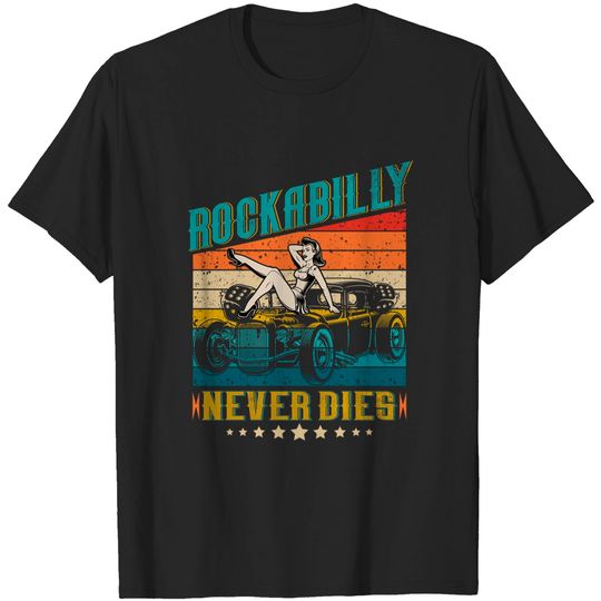 Discover Rockabilly Girl T-shirt Sock Hop Costume Rockabilly never dies Greaser