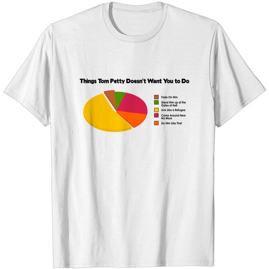 Discover Things Tom Petty doesn’t want you to do - Tom Petty - T-Shirt