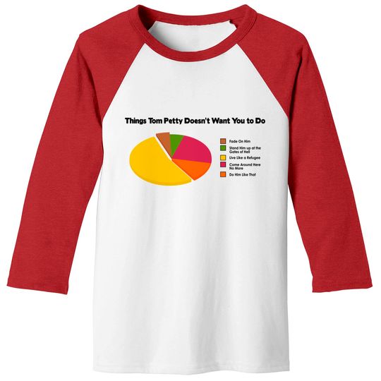 Discover Things Tom Petty doesn’t want you to do - Tom Petty - Baseball Tees