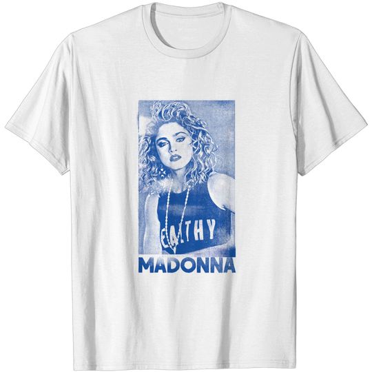 Discover Madonna Original 80s Vintage Faded Style Design T-Shirt