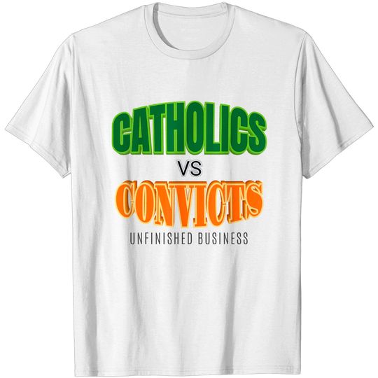 Discover Vintage Catholics vs Convicts T Shirt