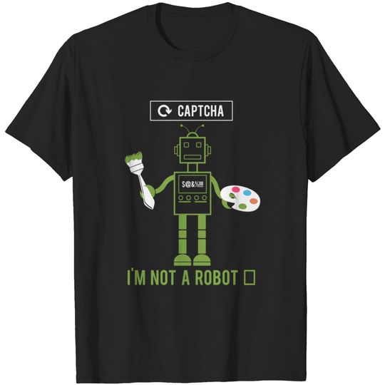 Discover I Am Not A Robot Funny - Robot - T-Shirt