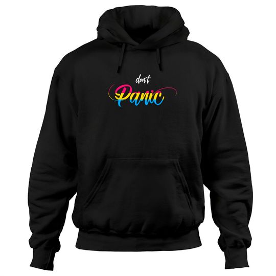 Discover Don't Panic Pansexual LGBTQ Pullover Hoodie