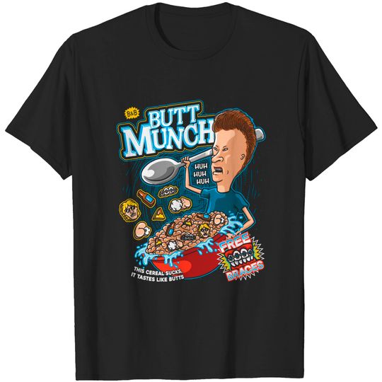 Discover Butt Munch Cereal - Beavis And Butthead - T-Shirt